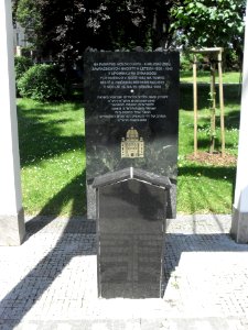 Památník synagogy zničené nacisty během křištálové noci 3
