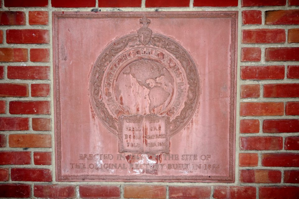 Original Rectory plaque - San Francisco, CA - DSC06505
