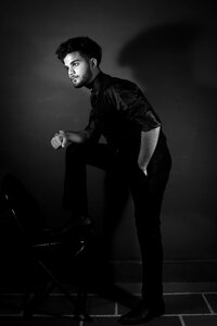 Black dark black fashion