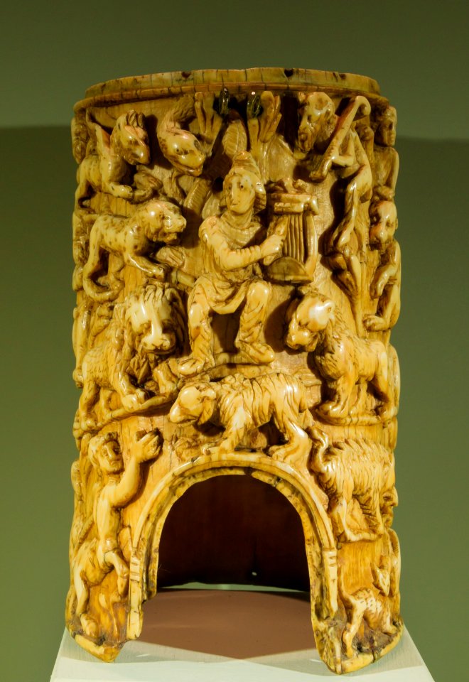 Orpheus enchanting the animals Colosseo Rome Italy