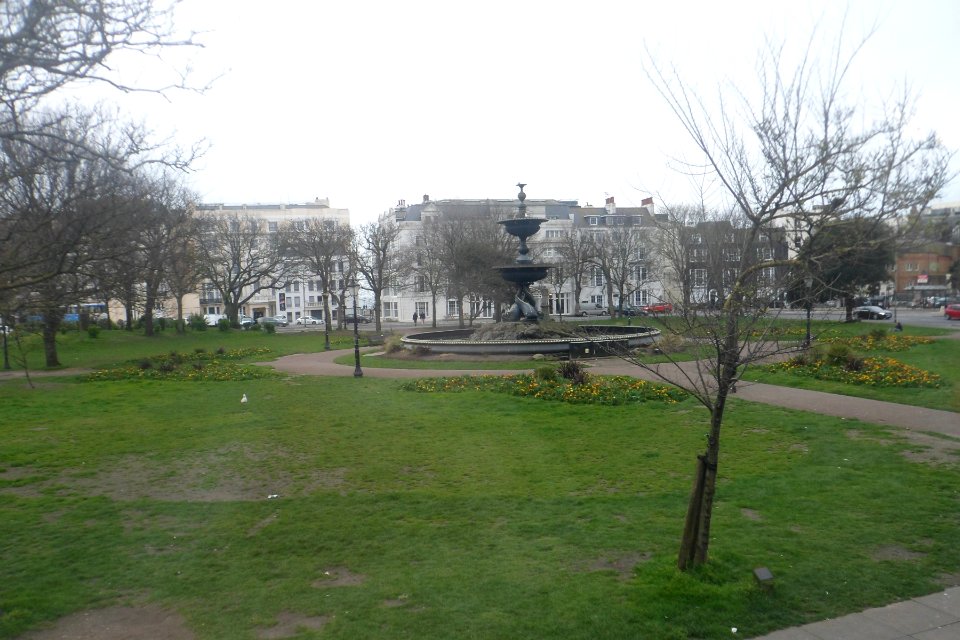 Old Steine Gardens and Victoria Fountain, Brighton (March 2019)
