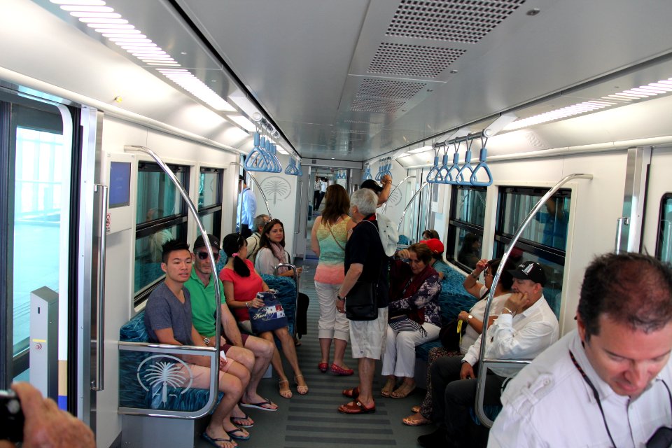 Palm Jumeirah Monorail Interior 3