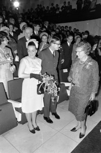 Ondertrouw prinses Margriet en Pieter van Vollenhoven prinses Margriet en Pieter, Bestanddeelnr 919-8682
