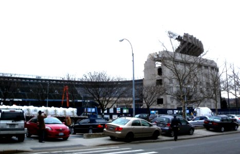 Old Yankee St north tier broke off jeh