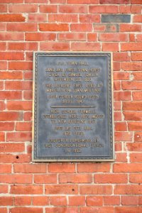 Old Town Hall plaque - Carson Center for Human Services - Westfield, MA - DSC02279