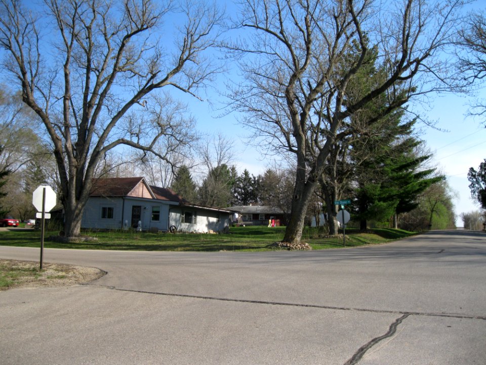 Old Stone Road and Center Road, Stone, WI