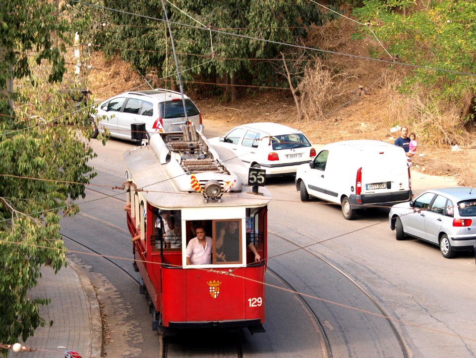 Old tram at Barcelona pic08