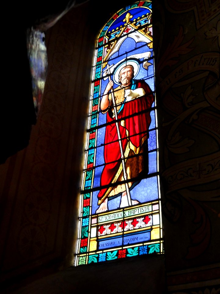 Onesse-et-Laharie (Landes) église, vitrail 09