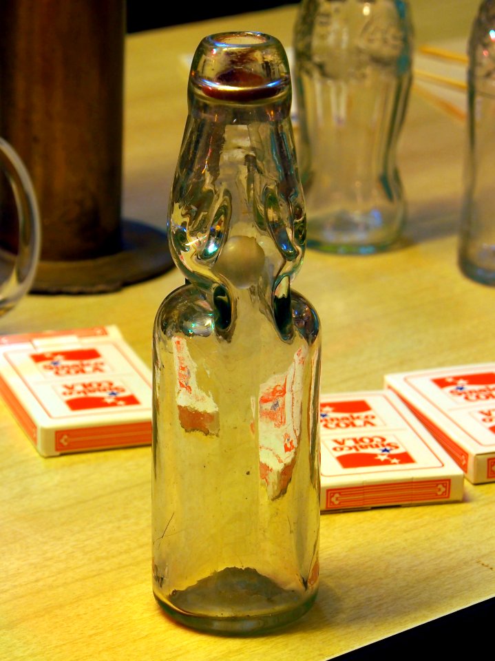Old carbonate bottle, pic2