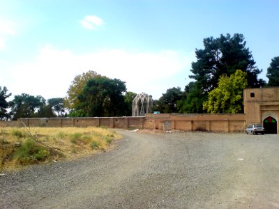Omar Khayyam mausoleum - from North and east view 7