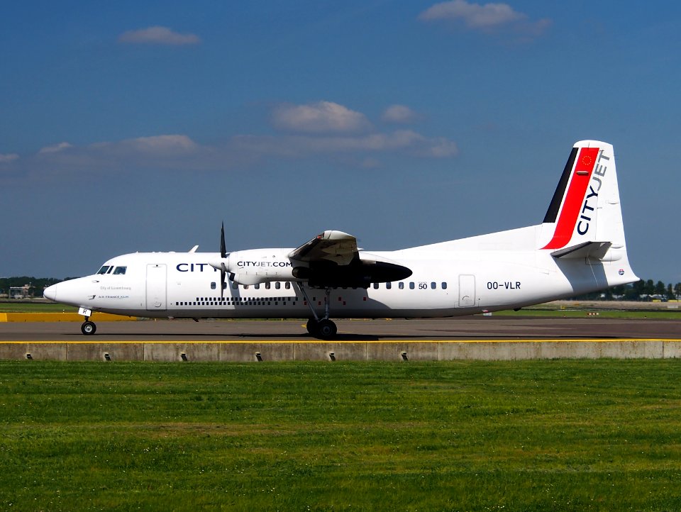 OO-VLR Cityjet Fokker F50 at Schiphol (AMS - EHAM), The Netherlands, 16may2014, pic-3