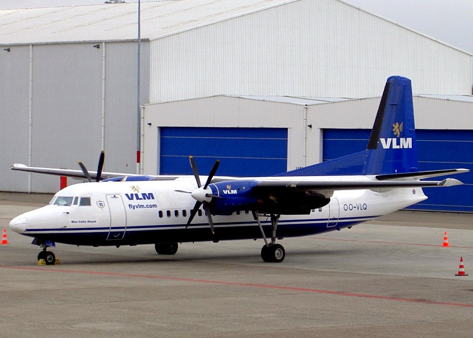 OO-VLQ Fokker50