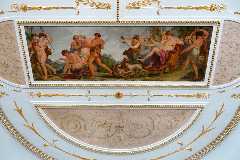 Music Room ceiling - Stowe House - Buckinghamshire, England - DSC07167