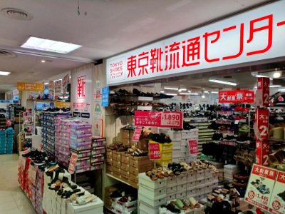 Old-style shopping center in Ōmori