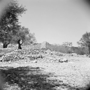 Muur en overblijfselen van Haram Ramit al Kalil, Bestanddeelnr 255-5514