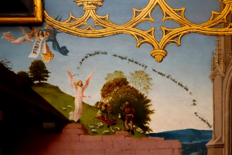 Nativity with Donor and Circumcision of Christ - detail 3