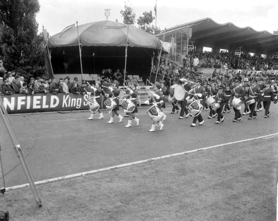 Muziekconcours te Kerkrade, tijdens de marswedstrijden, Bestanddeelnr 919-3608