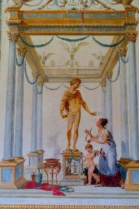 Music Room panel 5 detail - Stowe House - Buckinghamshire, England - DSC07176