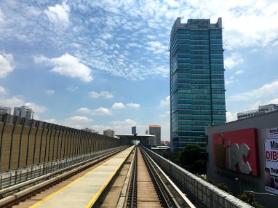 Mutiara Damansara MRT Station View from tracks