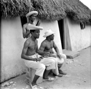 Muzikanten in Barber op Curaçao, Bestanddeelnr 252-3476