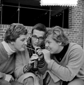 Nederlandse zwemkampioenschappen, Erica Terpstra, Ronnie Kroon en Klenie Bimolt, Bestanddeelnr 916-7445