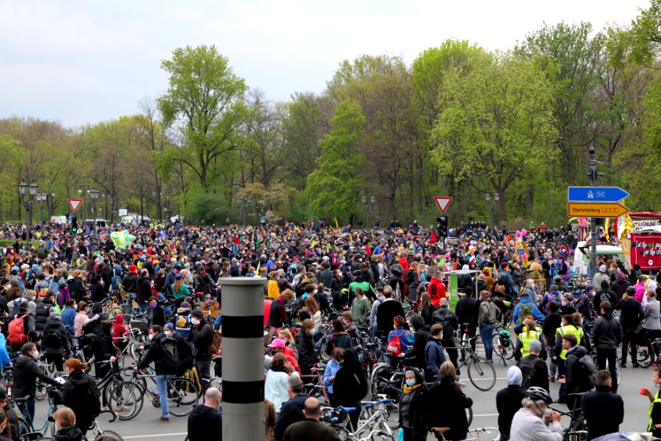 MyGruni 1st may demonstration Berlin 2021 Großer Stern 45
