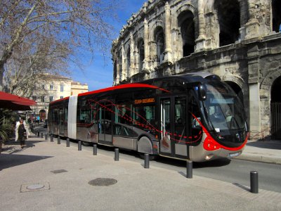 Nîmes Tango Irisbus Crealis Neo 18 n°708 T1 Boulevard des Arènes