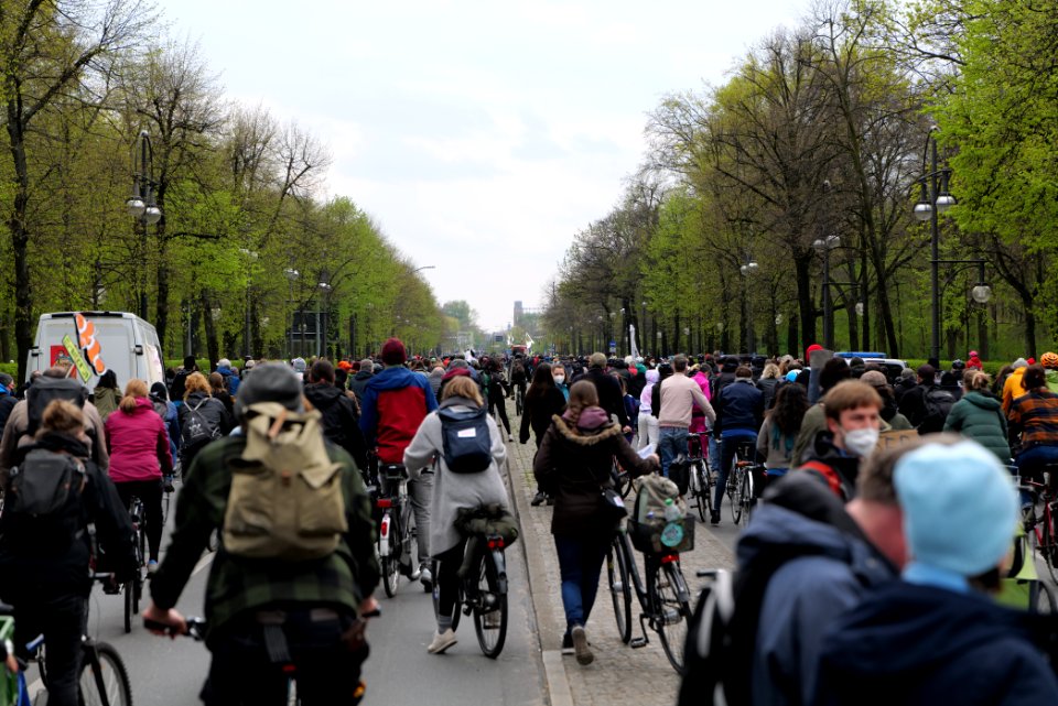 MyGruni 1st may demonstration Berlin 2021 Großer Stern to Grunewald 17