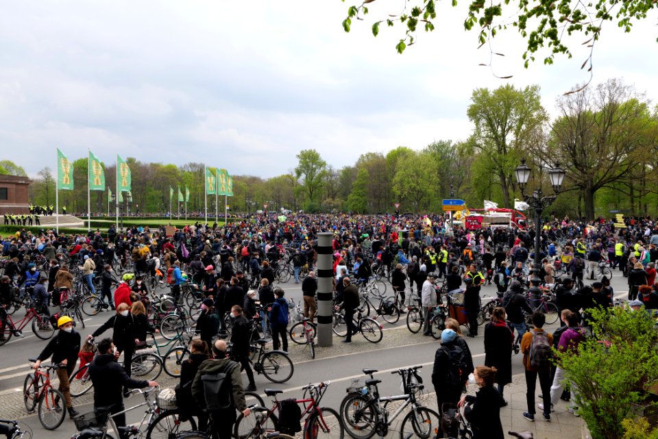MyGruni 1st may demonstration Berlin 2021 Großer Stern 42