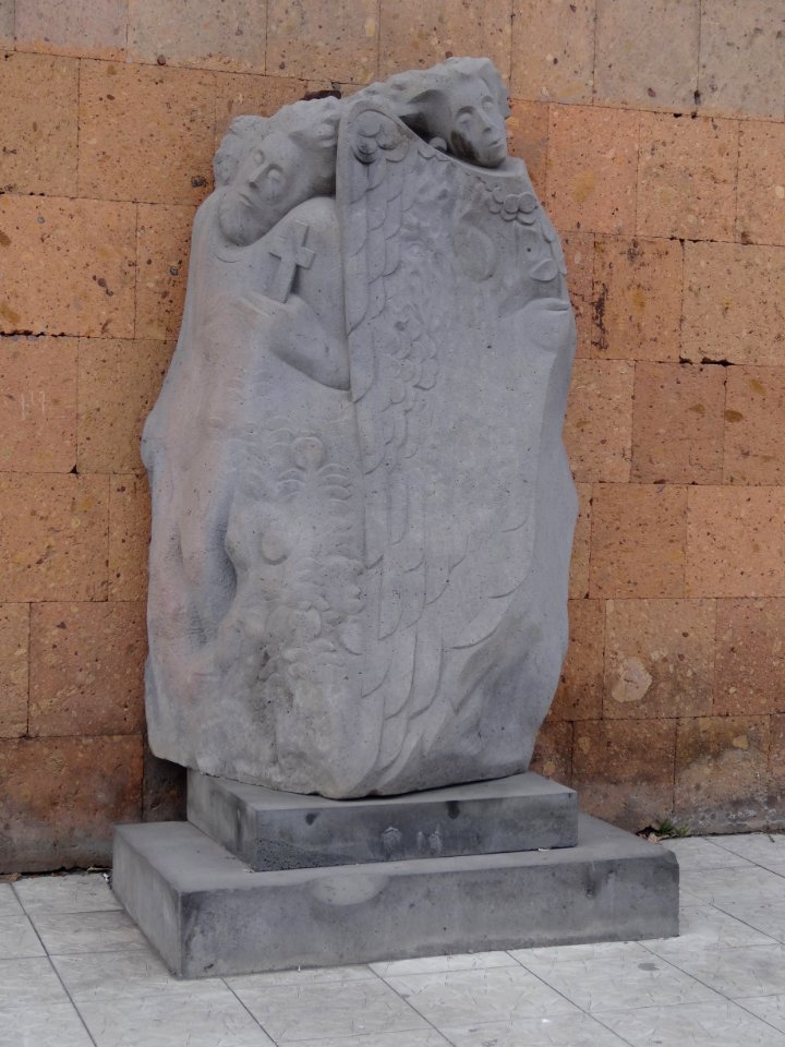 Monument at Yerevan Railway Station 1