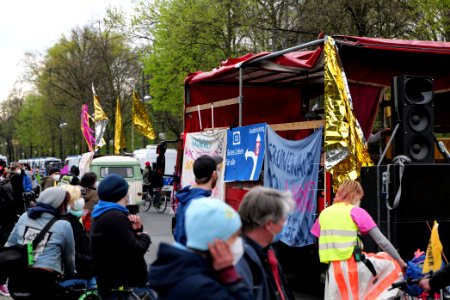 MyGruni 1st may demonstration Berlin 2021 Großer Stern to Grunewald 02