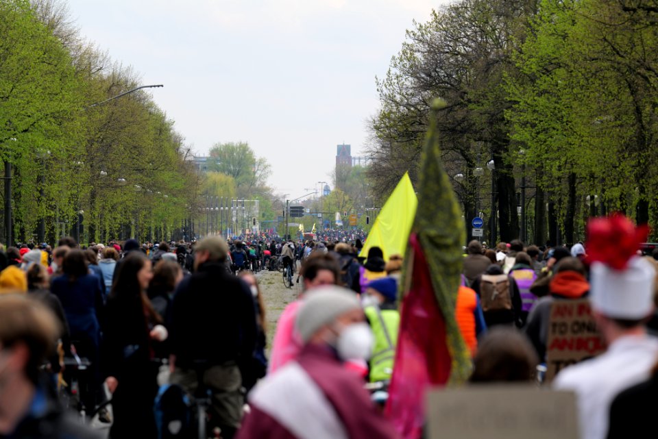MyGruni 1st may demonstration Berlin 2021 Großer Stern to Grunewald 22