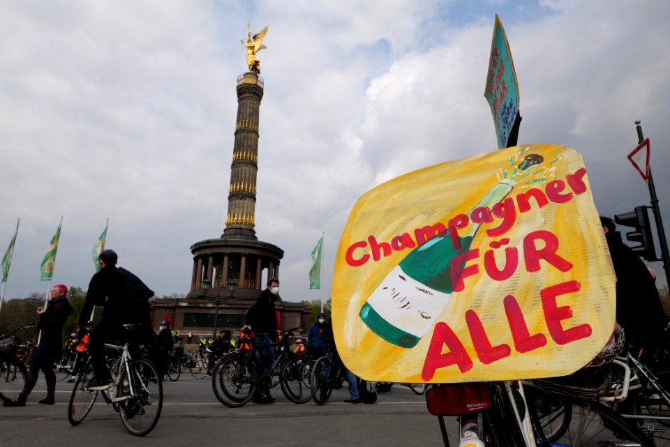 MyGruni 1st may demonstration Berlin 2021 Großer Stern 17