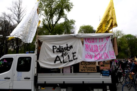 MyGruni 1st may demonstration Berlin 2021 Großer Stern to Grunewald 13