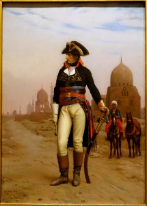 Napoleon in Egypt by Jean-Leon Gerome, French, 1867-1868, oil on wood panel - Princeton University Art Museum - DSC07051