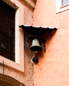 Monastery bell, Rome, Italy photo