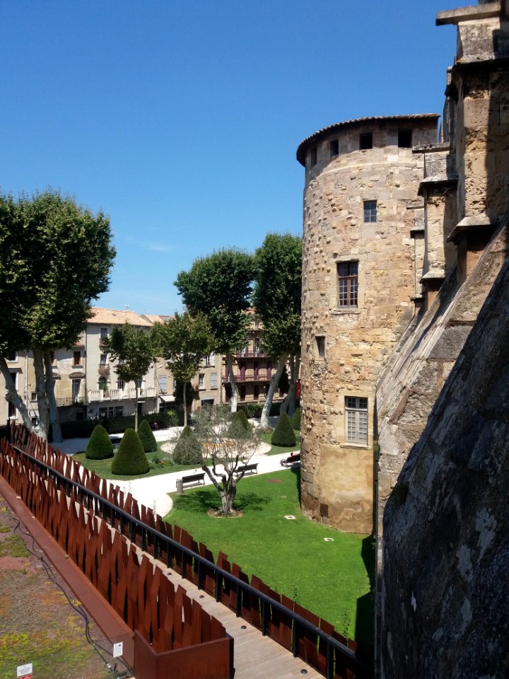 Narbonne - Palais des Archevêques - Vu depuis le musée des Beaux-Arts