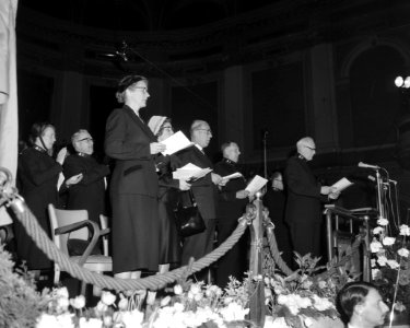 Nationale Jubileum-bijeenkomst Leger des Heils in Concertgebouw (75-jarig bestaa, Bestanddeelnr 913-9104