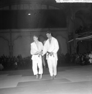 Nationale Judokampioenschappen in de Haagse Dierentuin Anton Geesink en , Bestanddeelnr 914-9872