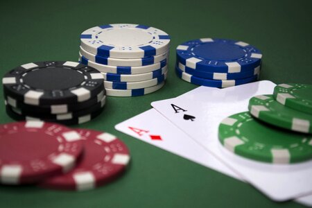 Gamble blackjack chip