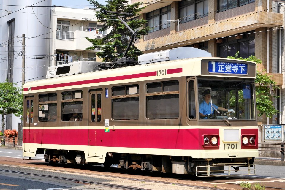 Nagasaki Electric Tramway Type 1700 1701 20170819