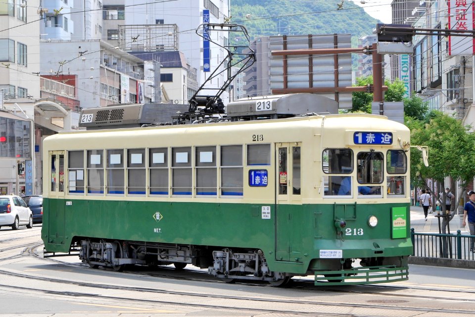 Nagasaki Electric Tramway Type 211 213 20170722