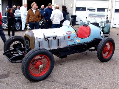 Nationale oldtimerdag Zandvoort 2010, Chevrolet race car pic3