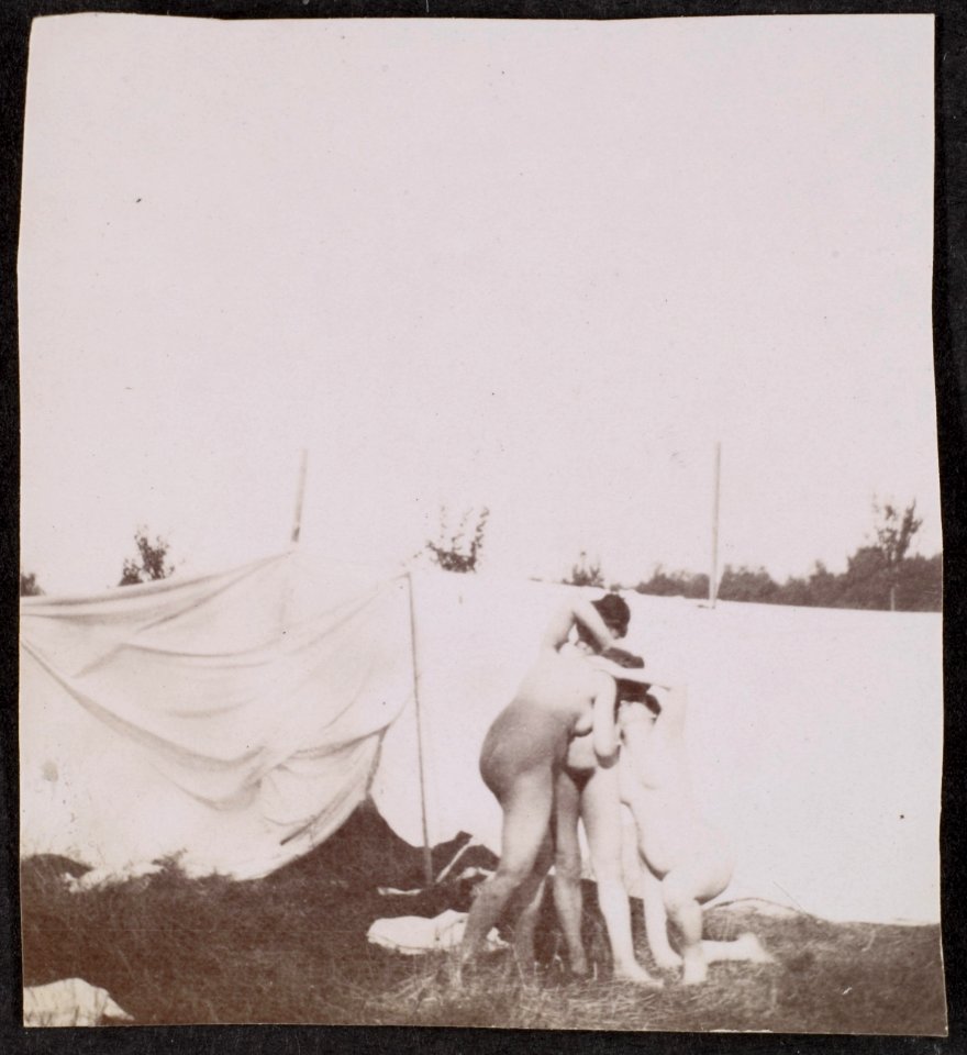 Nude Models Posing for a Painting Class 2 by Adolf de Meyer 1890
