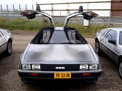 Nationale oldtimerdag Zandvoort 2010, 1981 DE LOREAN DMC, YK-53-JN