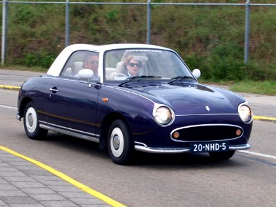 Nationale oldtimerdag Zandvoort 2010, 1991 NISSAN FIGARO, 20-HND-5