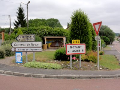 Noyant-et-Aconin (Aisne) Entrée