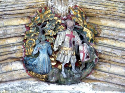 Norwich Cathedral cloisters, roof boss 31