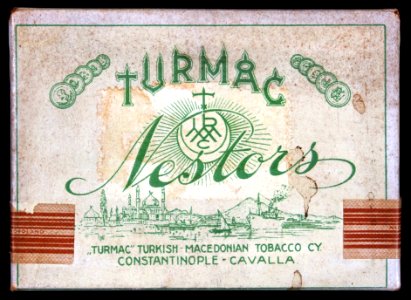 Nestors cigarettes pack, front