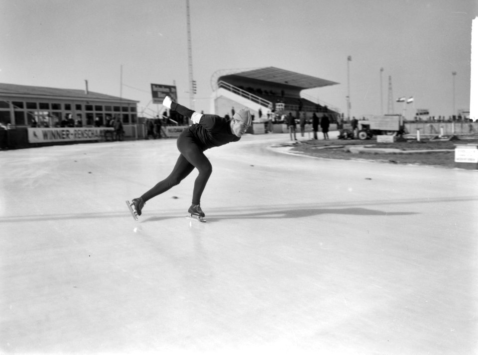 Nederlandse kampioenschappen schaatsen heren allround in Deventer Rudi Liebrech, Bestanddeelnr 916-1474